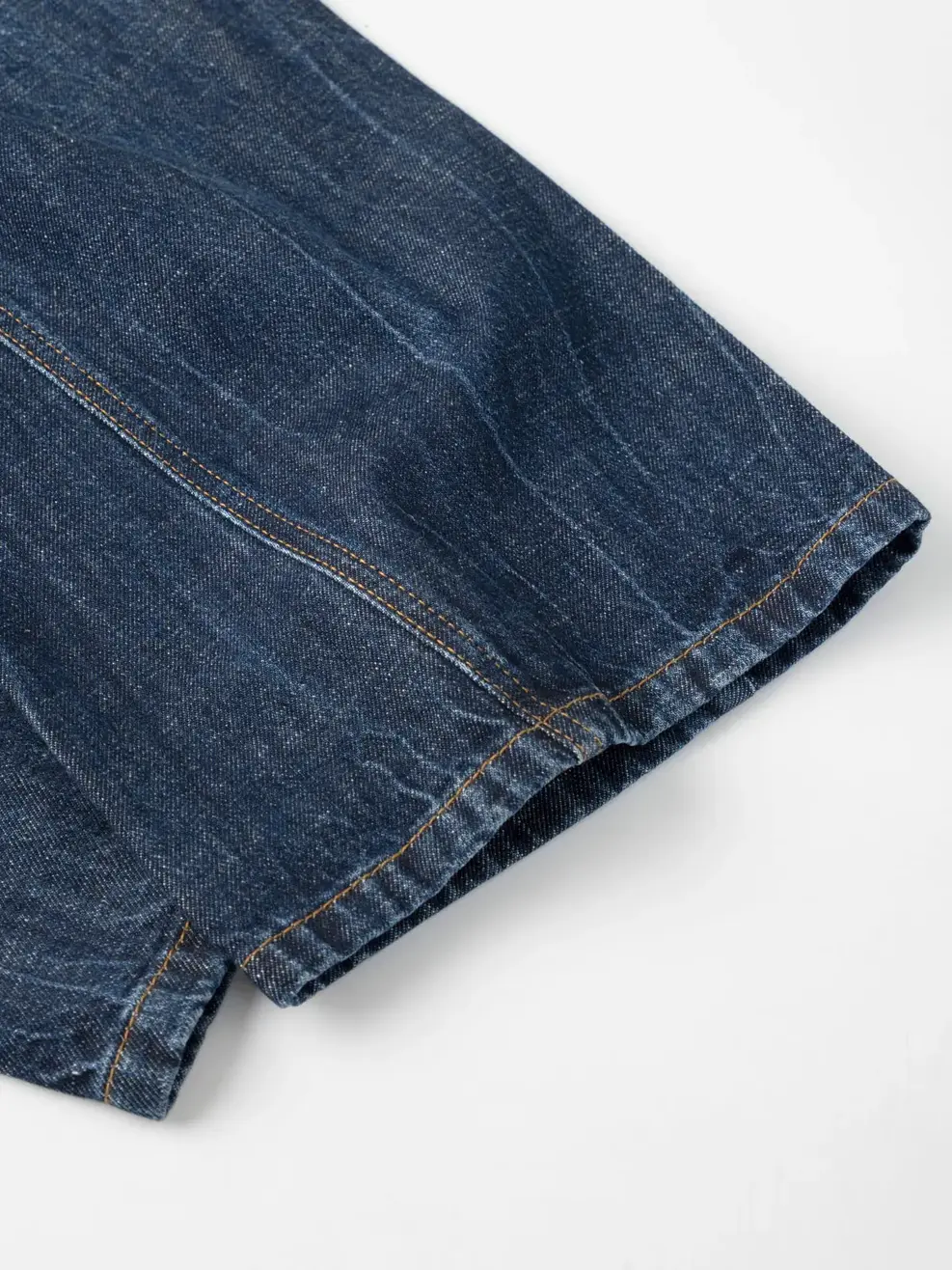 Quần Jeans Gai Xanh Ống Suông Vặn - Màu chàm 001 - 26