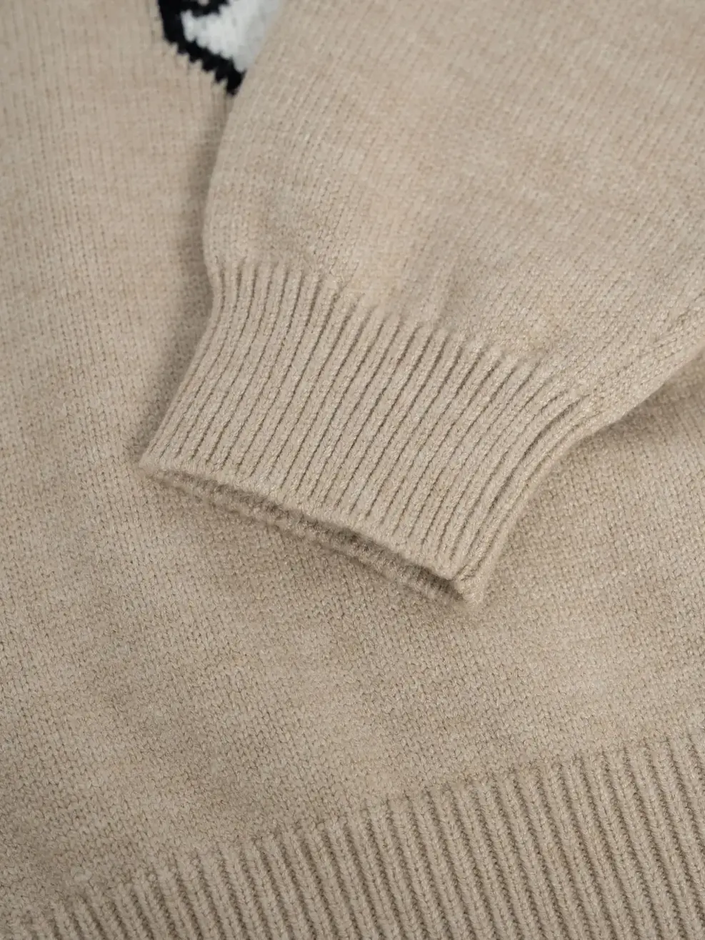 Áo Len Trẻ Em Cừu Vui Vẻ - Nâu - 2-3