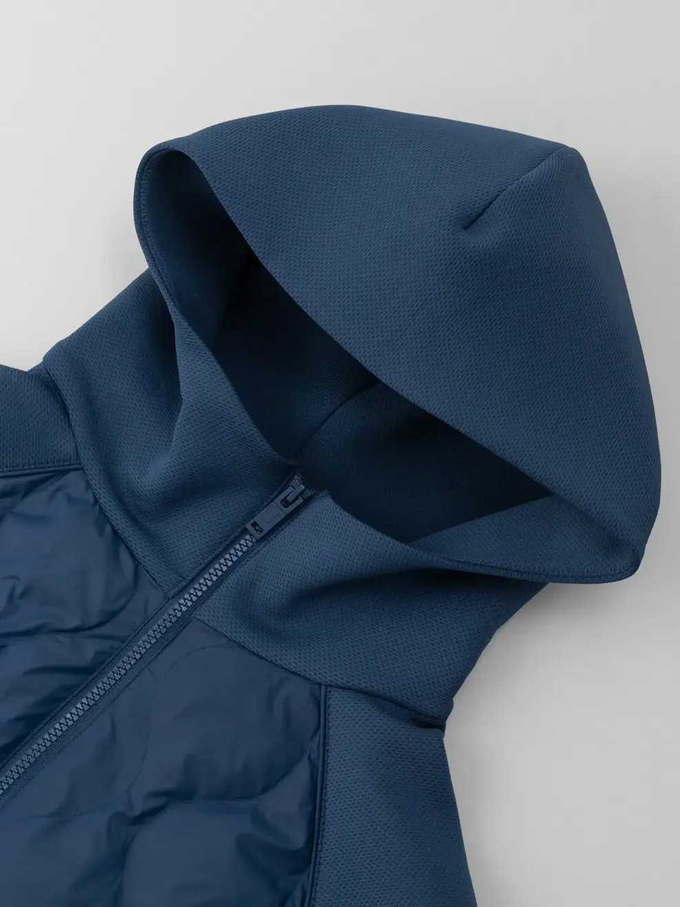 Phao Vip Nữ Lông Vũ Tay Raglan Có Mũ - Tím than - M