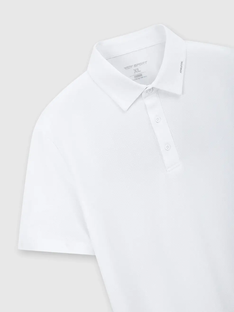 Áo Polo Nam In ATHLETIC - Trắng 001 - M