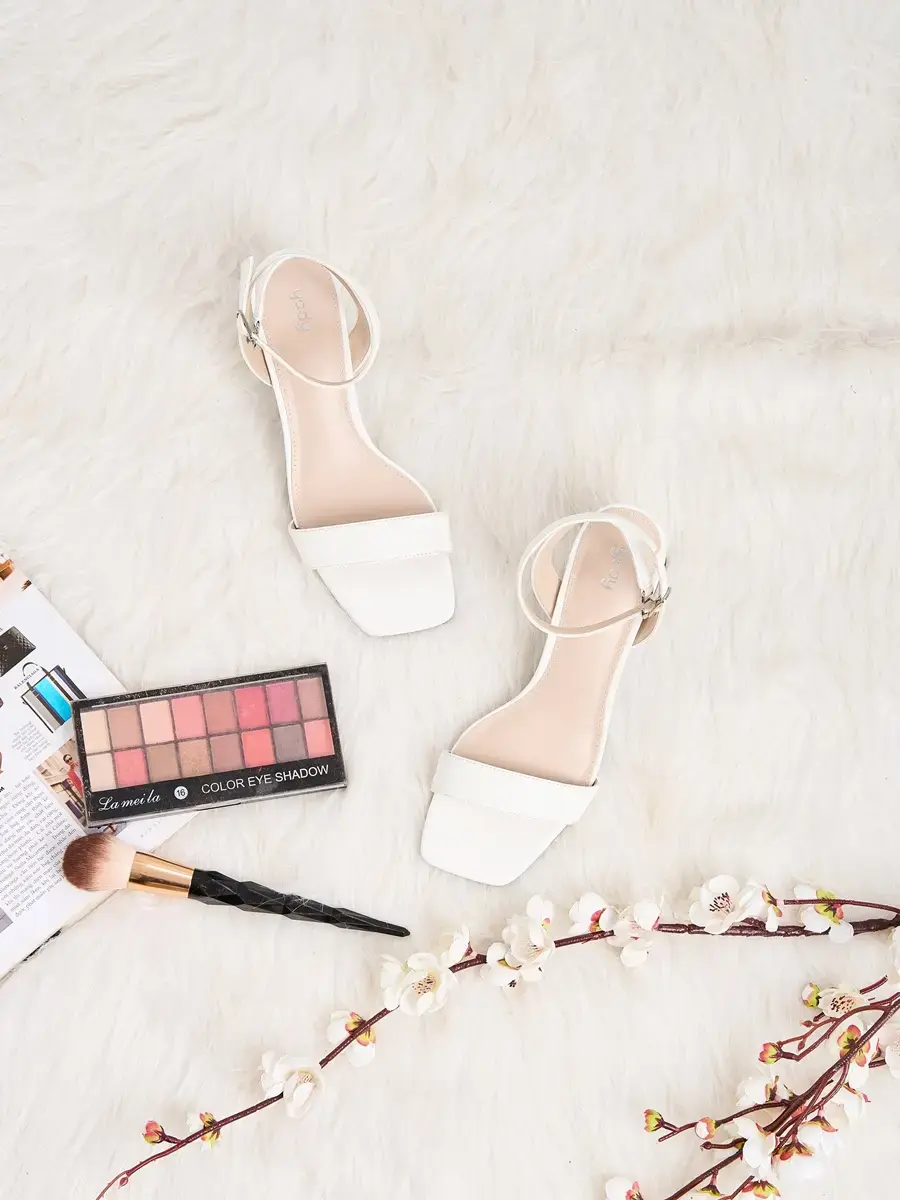 Giầy nữ sandal êm chân nữ tính - Trắng - 38