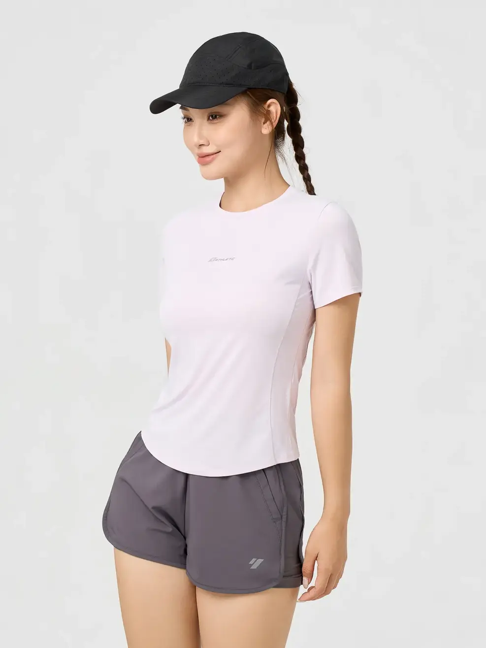 Quần Shorts Thể Thao Siêu Nhẹ 2 Lớp - Than chì 002 - S