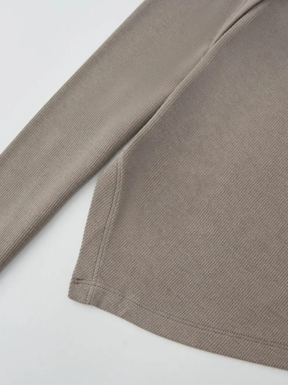 Áo Thu Đông Nữ Vạt Chéo - Nâu - S