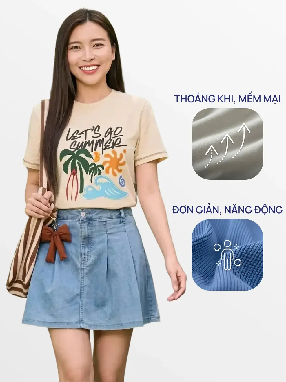 Áo Phông Let's Go Summer - Be 009 - S