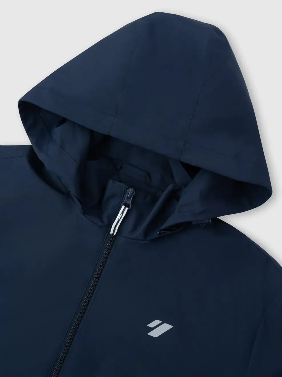 Áo Khoác Gió nam cơ bản phối dây dệt - Navy 001 - M