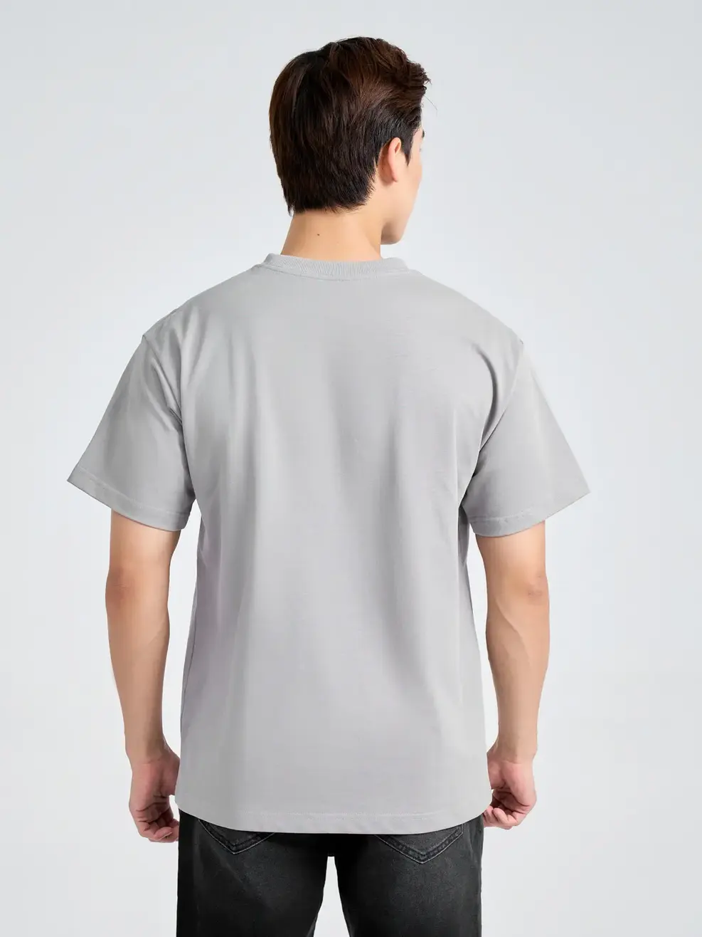 ÁO Tshirt Yoguu Random Number - Ghi Đậm - 1