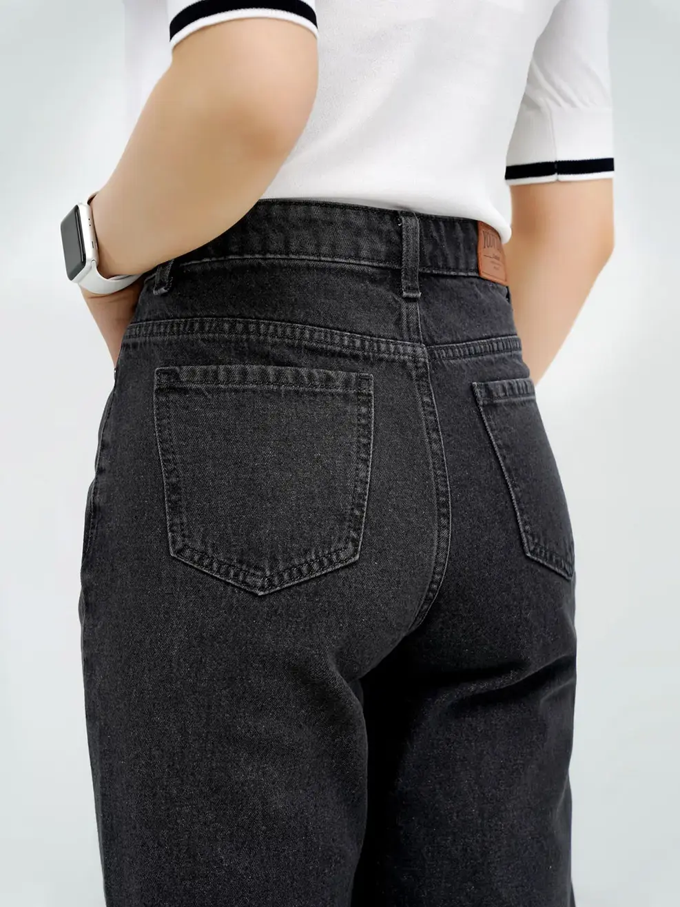 Jean nữ ôm cơ bản - Đen - 29