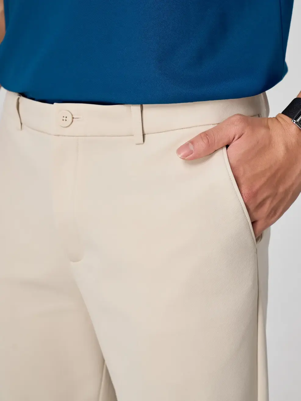 Quần Khaki nam quốc dân phom regular -  Be 175 - 31