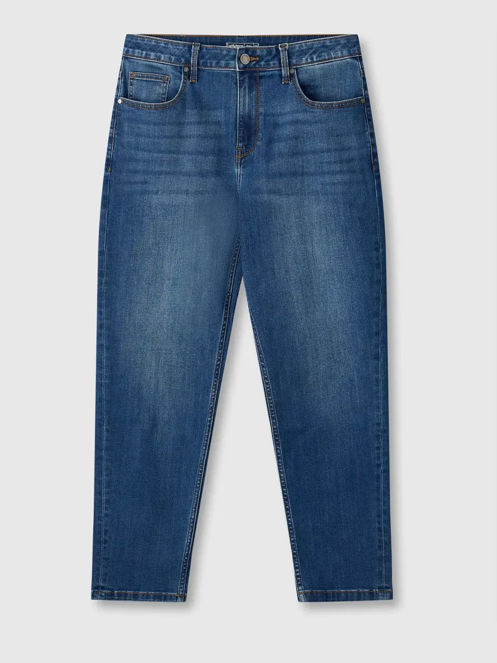 Quần Jeans Nam Baggy Mài Xước - Màu chàm 002 - 28