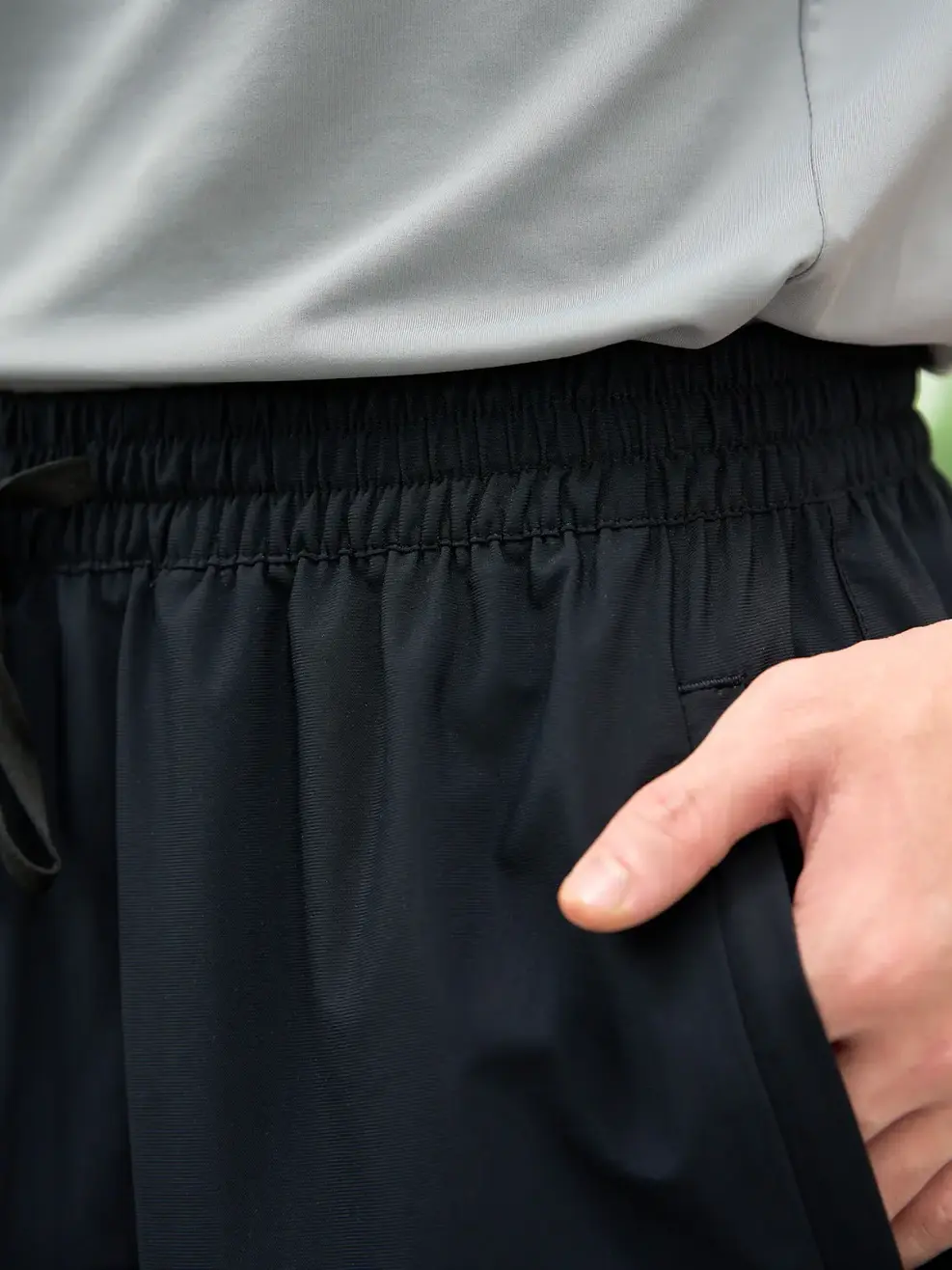 Quần sooc nam in sườn 02 - Đen - 29