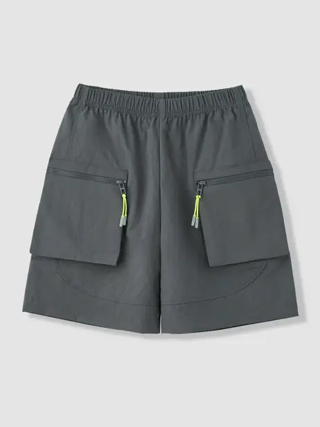 Quần Shorts Bé Trai Túi Hộp Khoá Phối