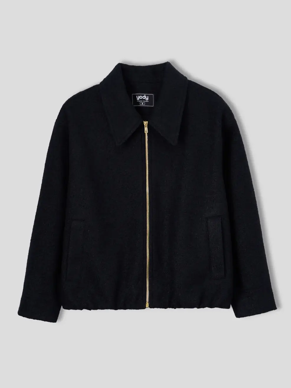 Áo Khoác Bomber Relax Fit - Đen 017 - S