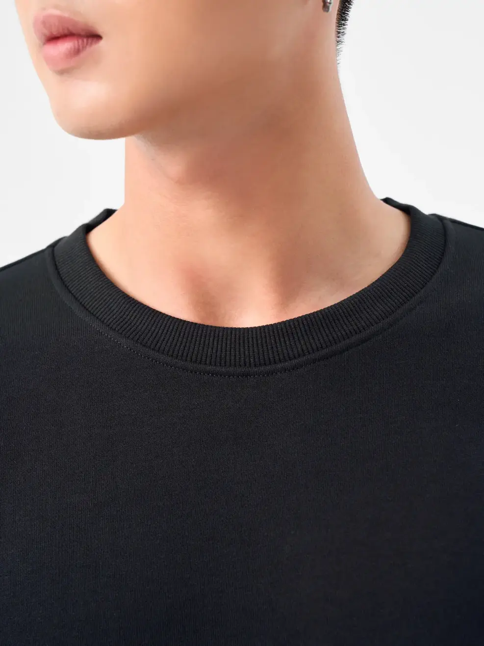 Bộ Đông Nam Nỉ Da Cá Cơ Bản - Đen - M