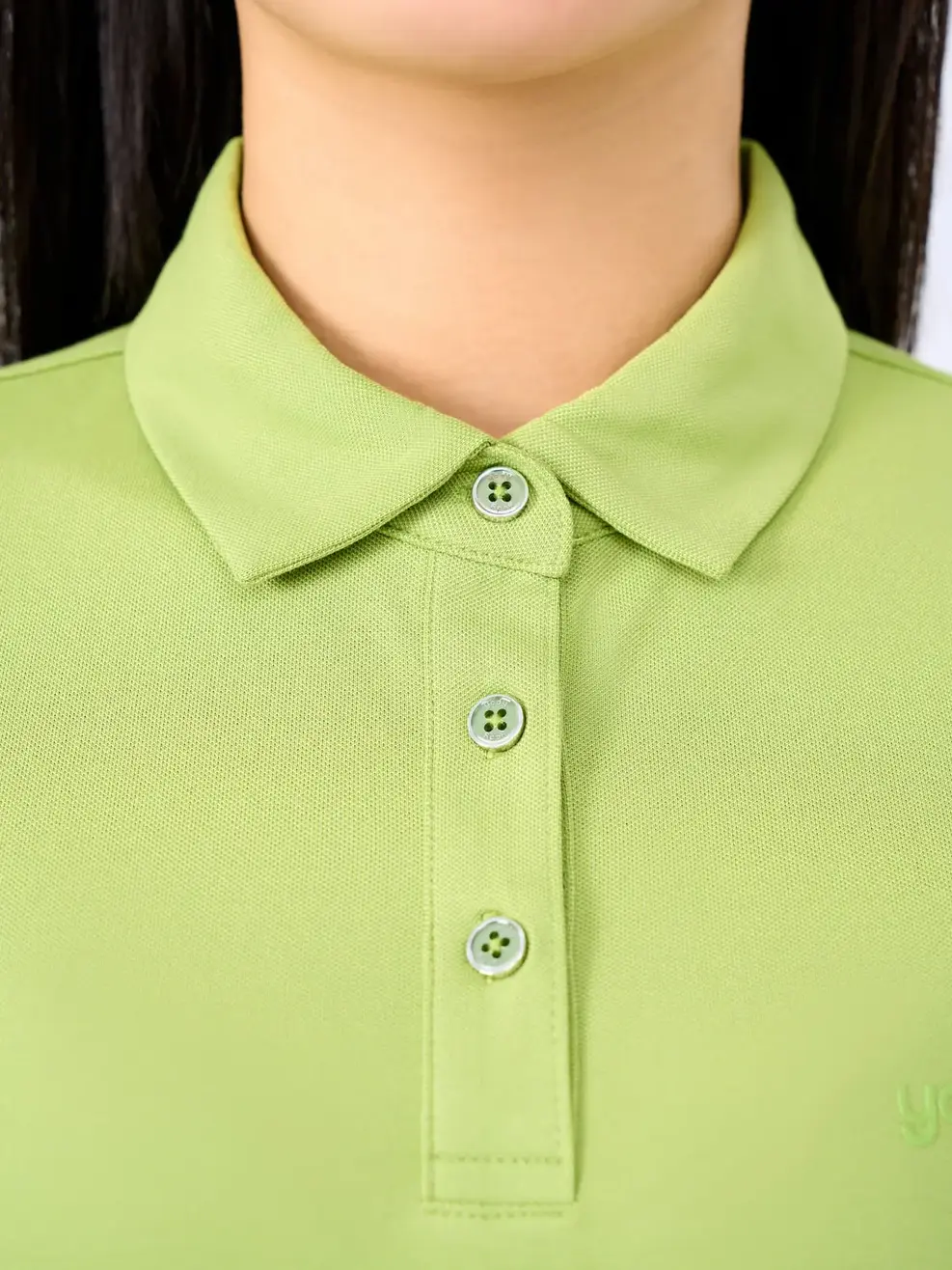 Polo Nữ Gia Đình - Xanh Lá - S