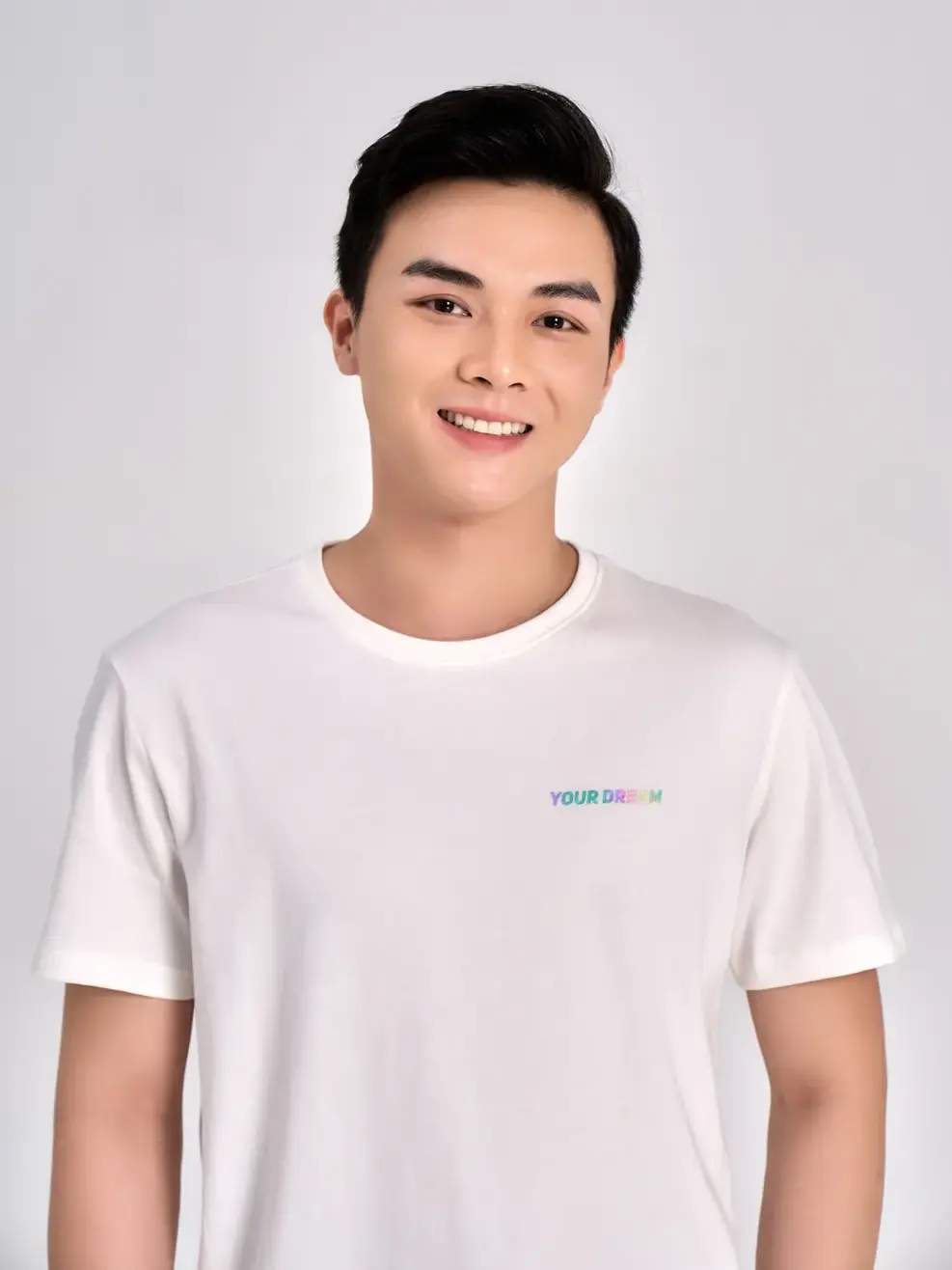 Áo thun nam in YOUR DREAM - Trắng - 2XL