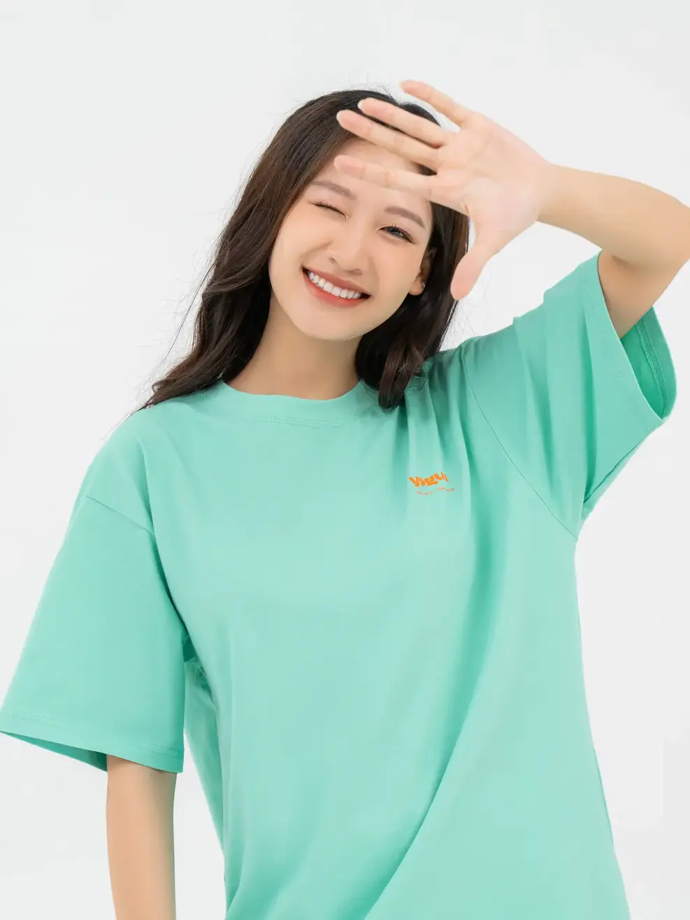 T-shirt Yoguu Basic  - Xanh ngọc - 1