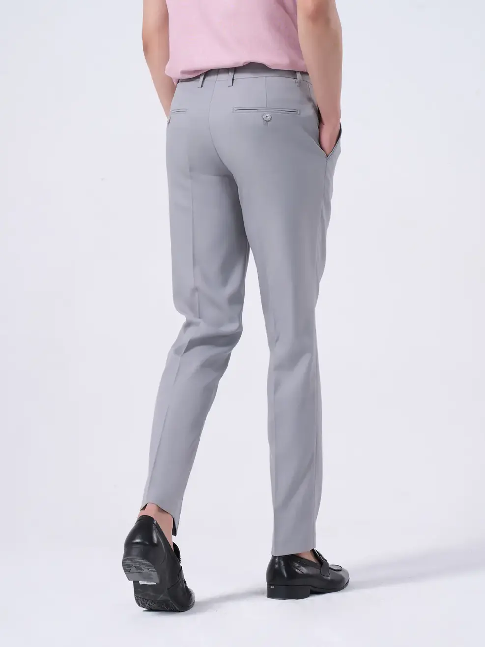Quần âu nam ( Áo vest nam nano) - Ghi - 2XL