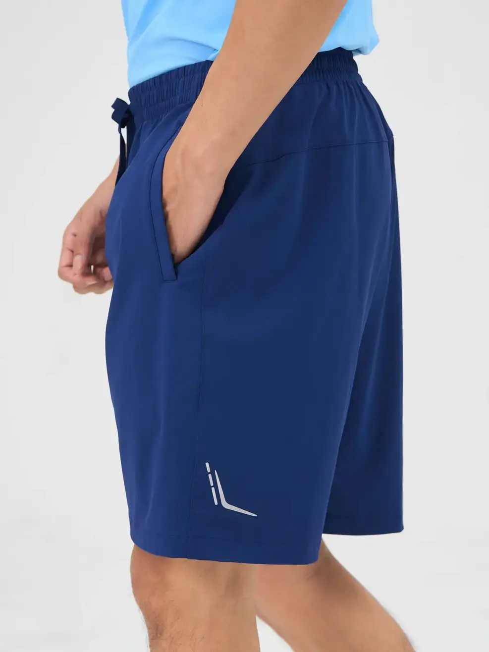 Quần Sooc Thể Thao Nam In Sau  - Xanh dương - 32