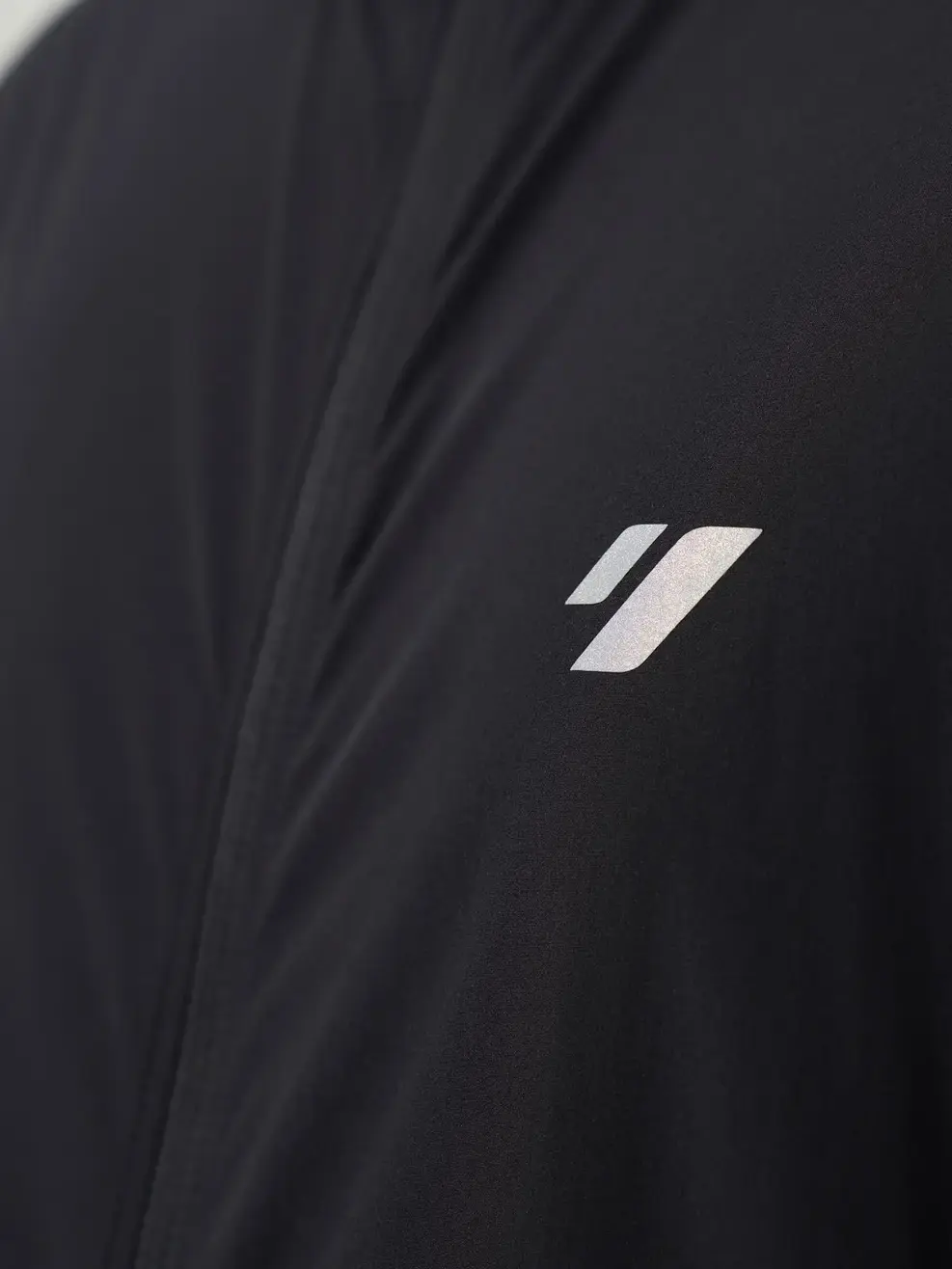 Áo Khoác Gió Thể Thao 1 Lớp Anti Uv - ĐEN 002 - M