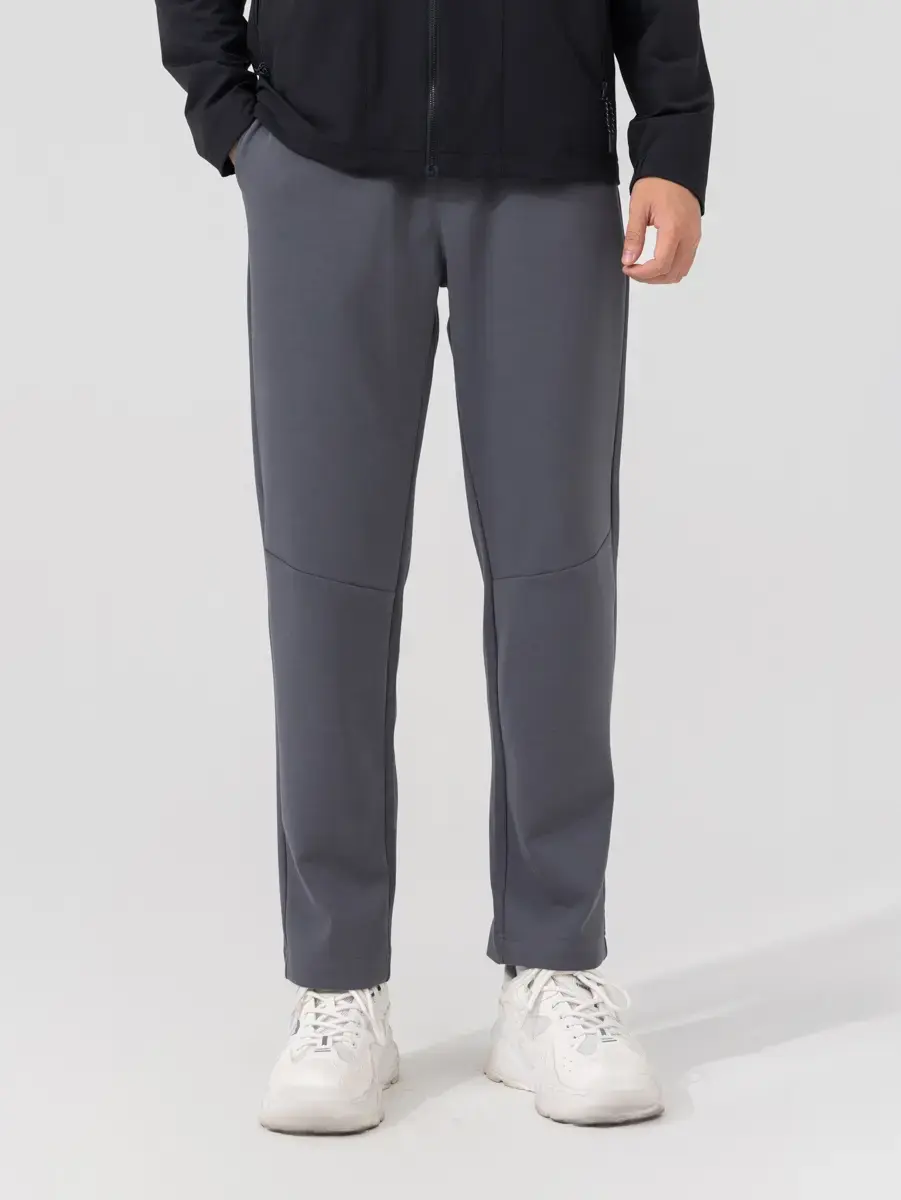 Quần Nỉ Thể Thao Nam In Sườn - Xám đậm - 29