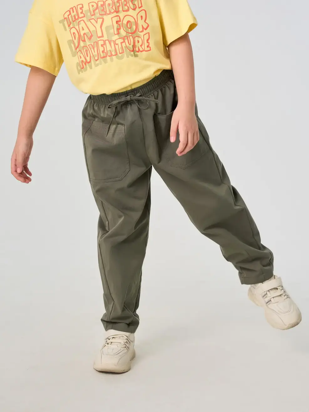 Quần Dài Túi Ốp Trước - RÊU ĐẬM - 2-3