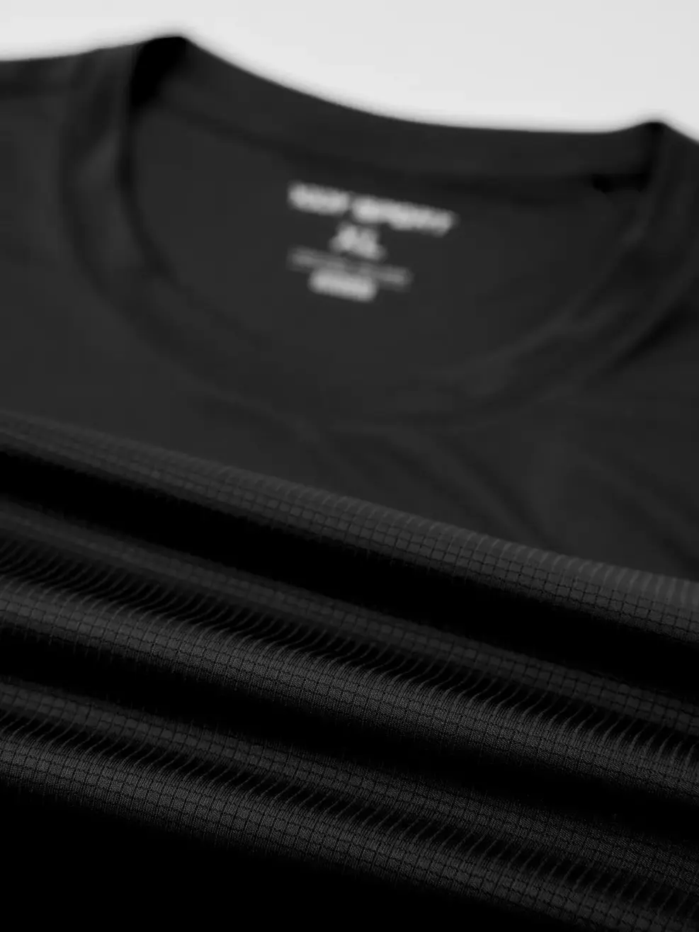 Áo Phông Nam Thể Thao Phản Quang - Đen 001 - L