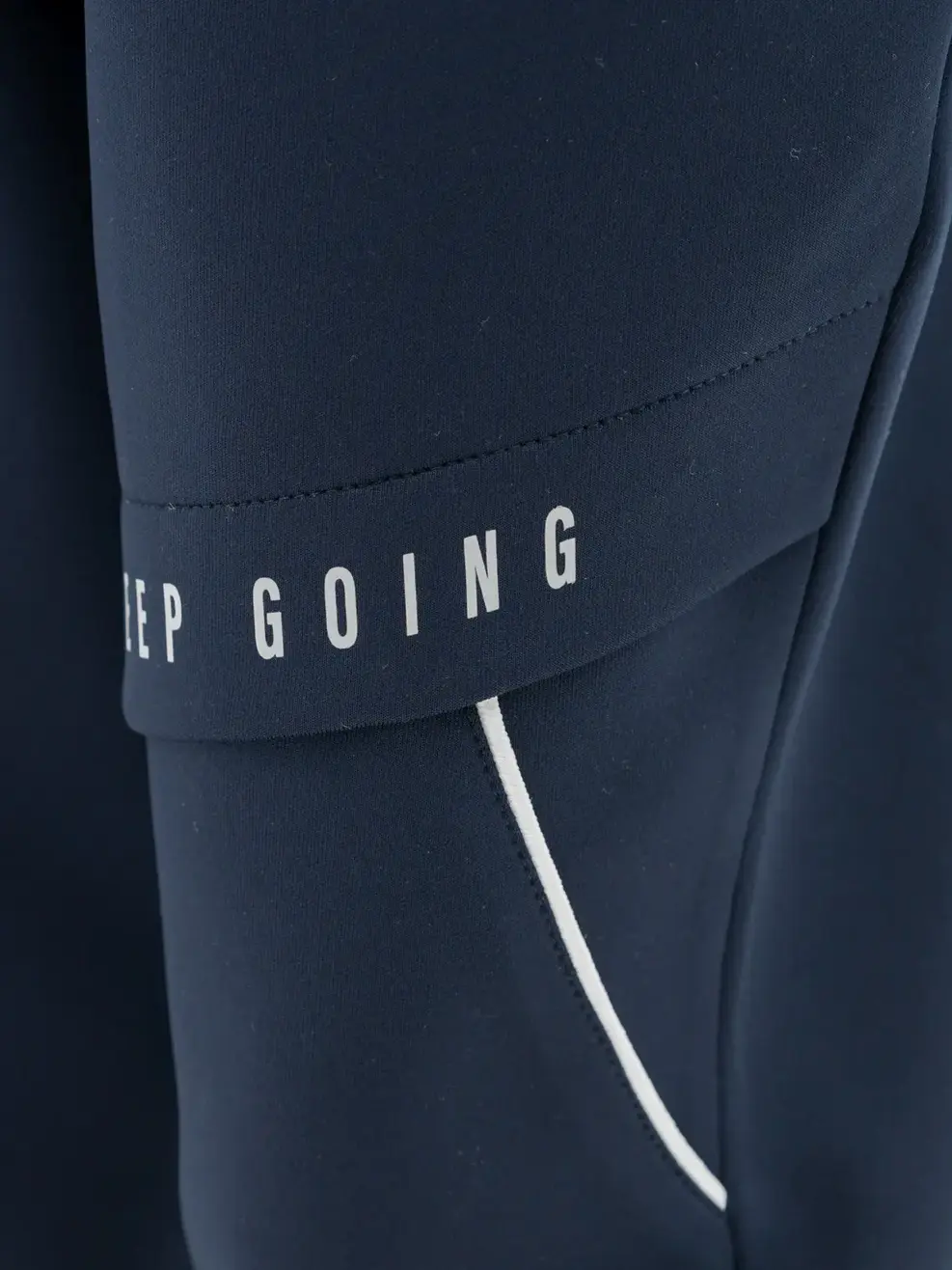 Quần Dài Kid Nhỏ Khóa Gối - Navy - 2