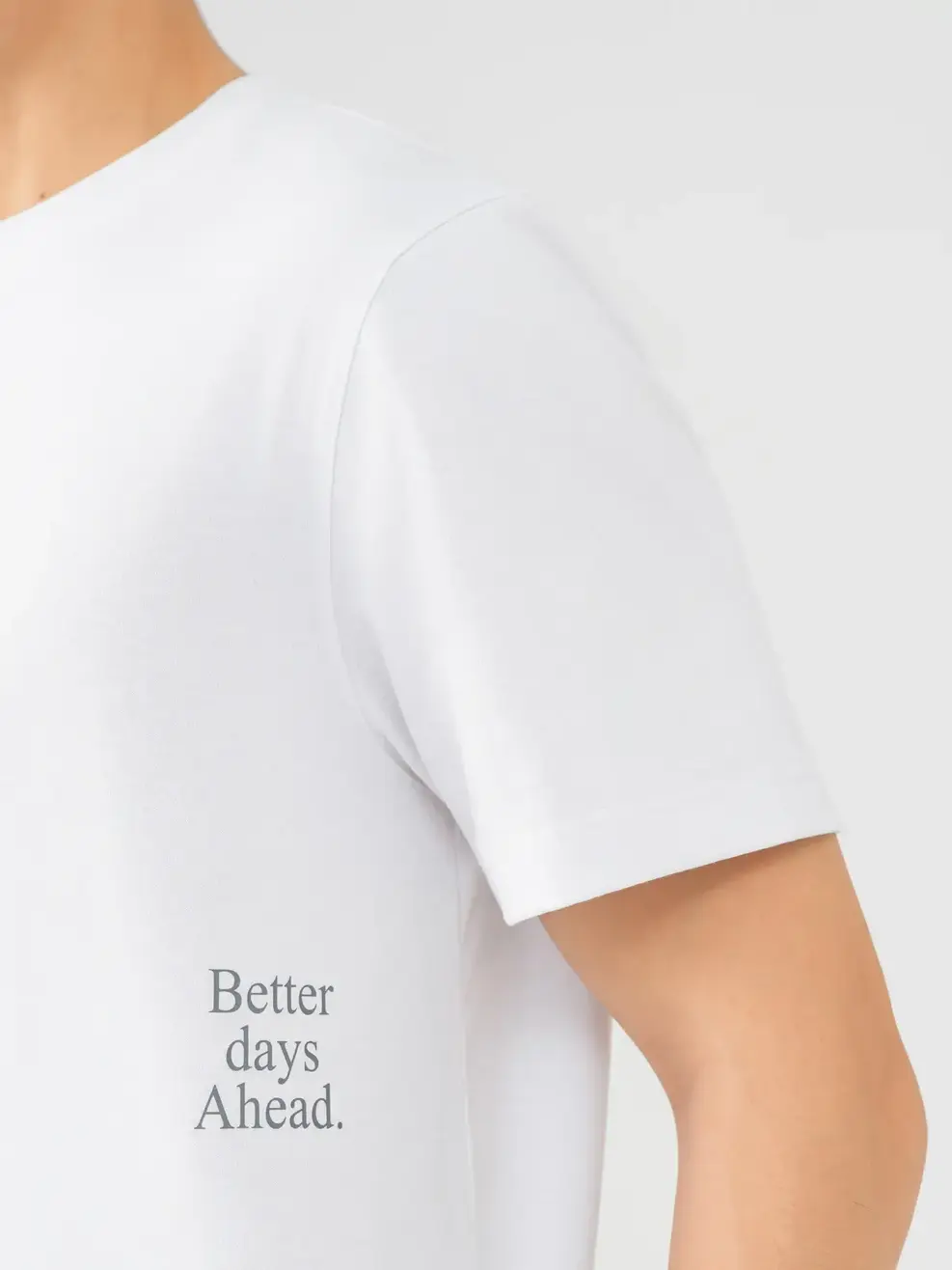 Áo Phông Nam Better Days Ahead - Trắng - M