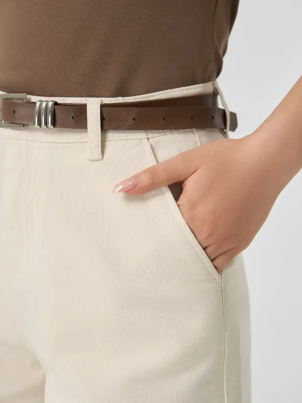 Quần Shorts Khaki Suông Trơn (SJN4022) - Be 009 - 25