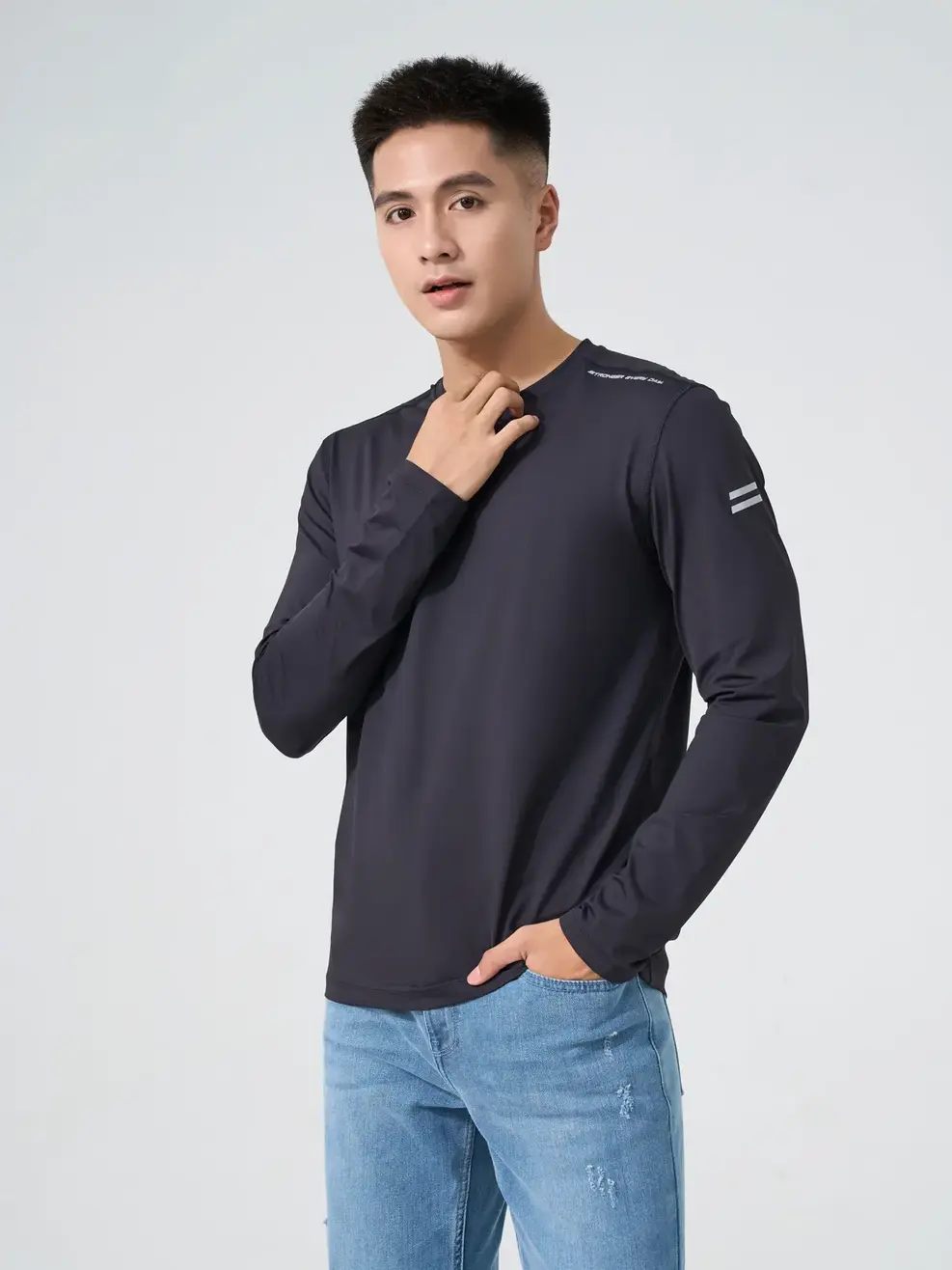 Áo Thể Thao Nam Stronger Every Day - Đen - M