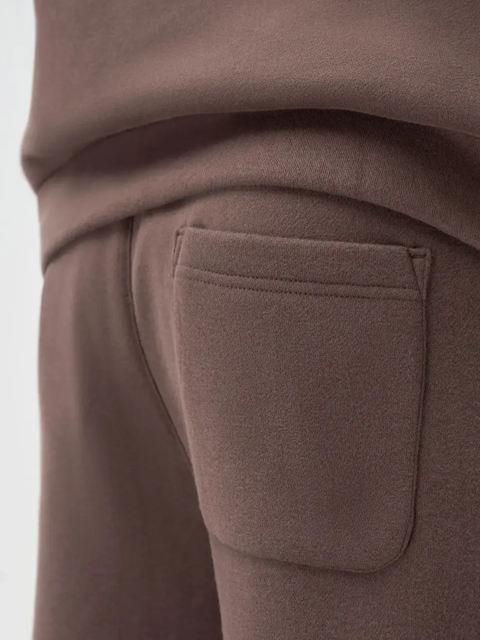 Bộ Đồ Nam Half Zip Phối Dây Dệt - Nâu 064 - L