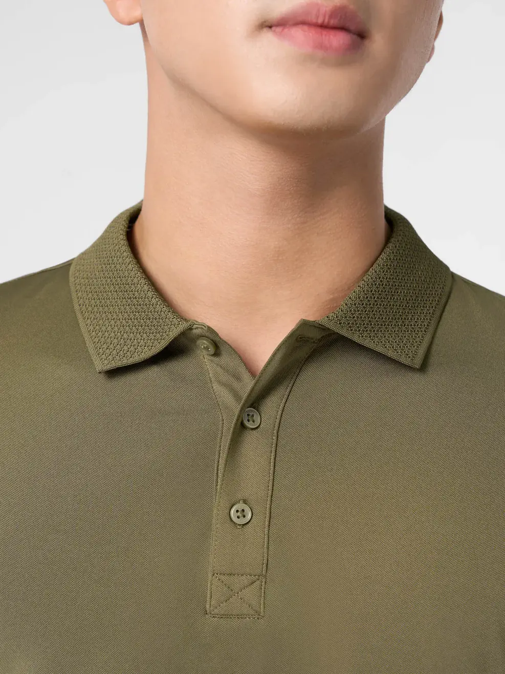 Áo Polo Nam Coolmax Bo Dệt Nổi-APM5179 - Ô LIU 029 - M