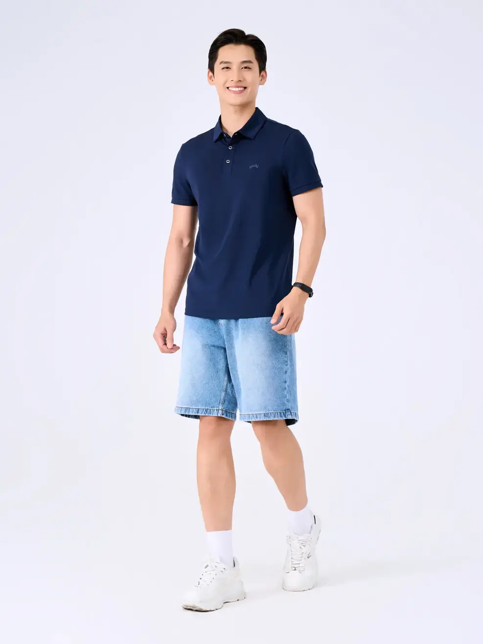 Polo Nam Gia Đình - Navy - M