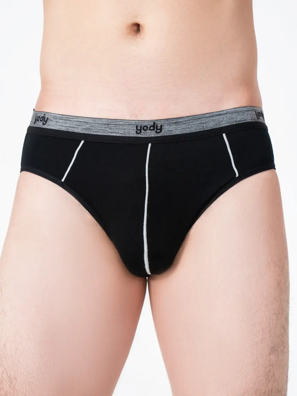 Quần sịp nam briefs bamboo mềm thoáng - Đen - M