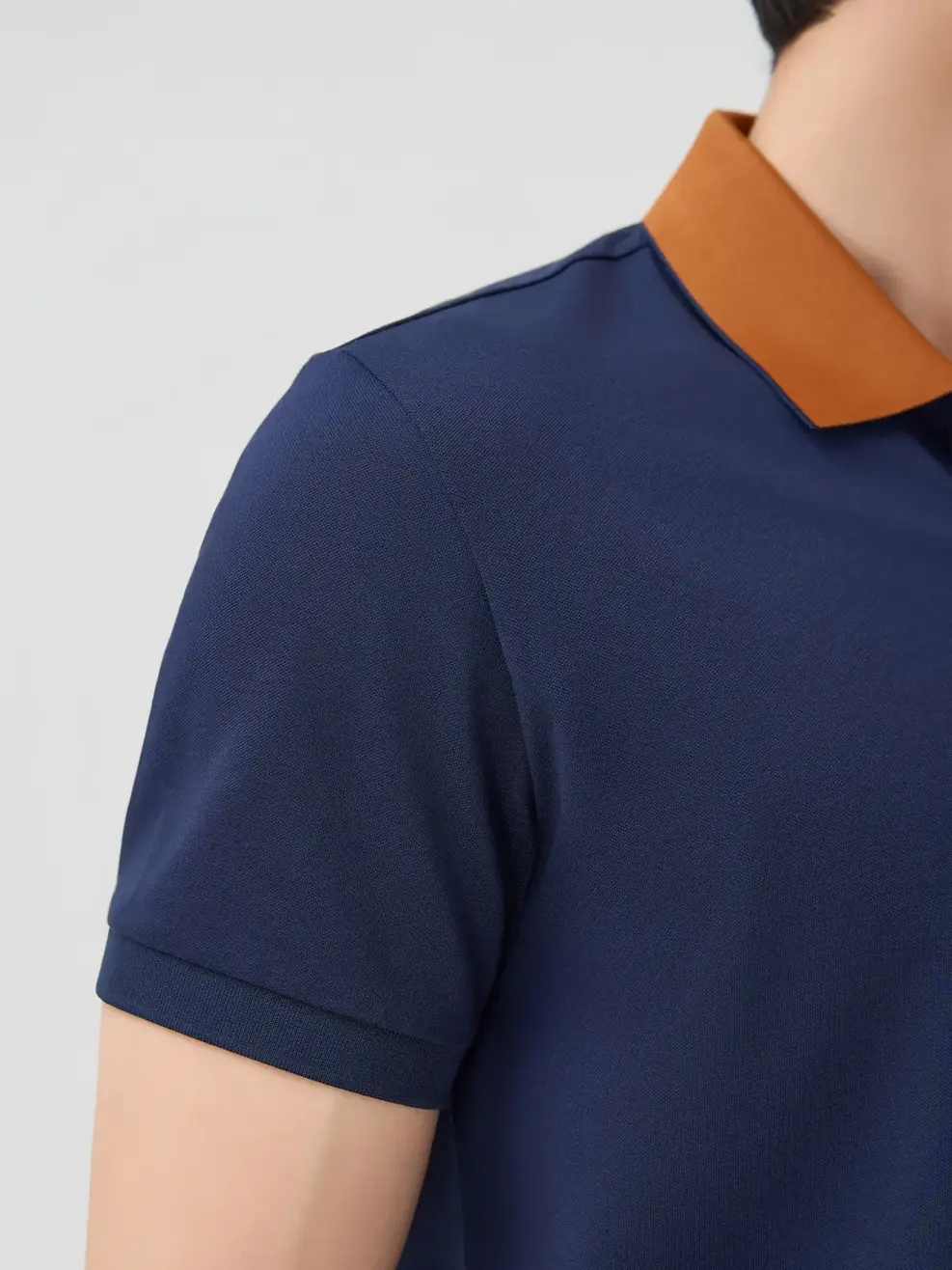 Áo Polo Nam Ngắn Tay Cổ Phối Bo - Navy 023 - XL