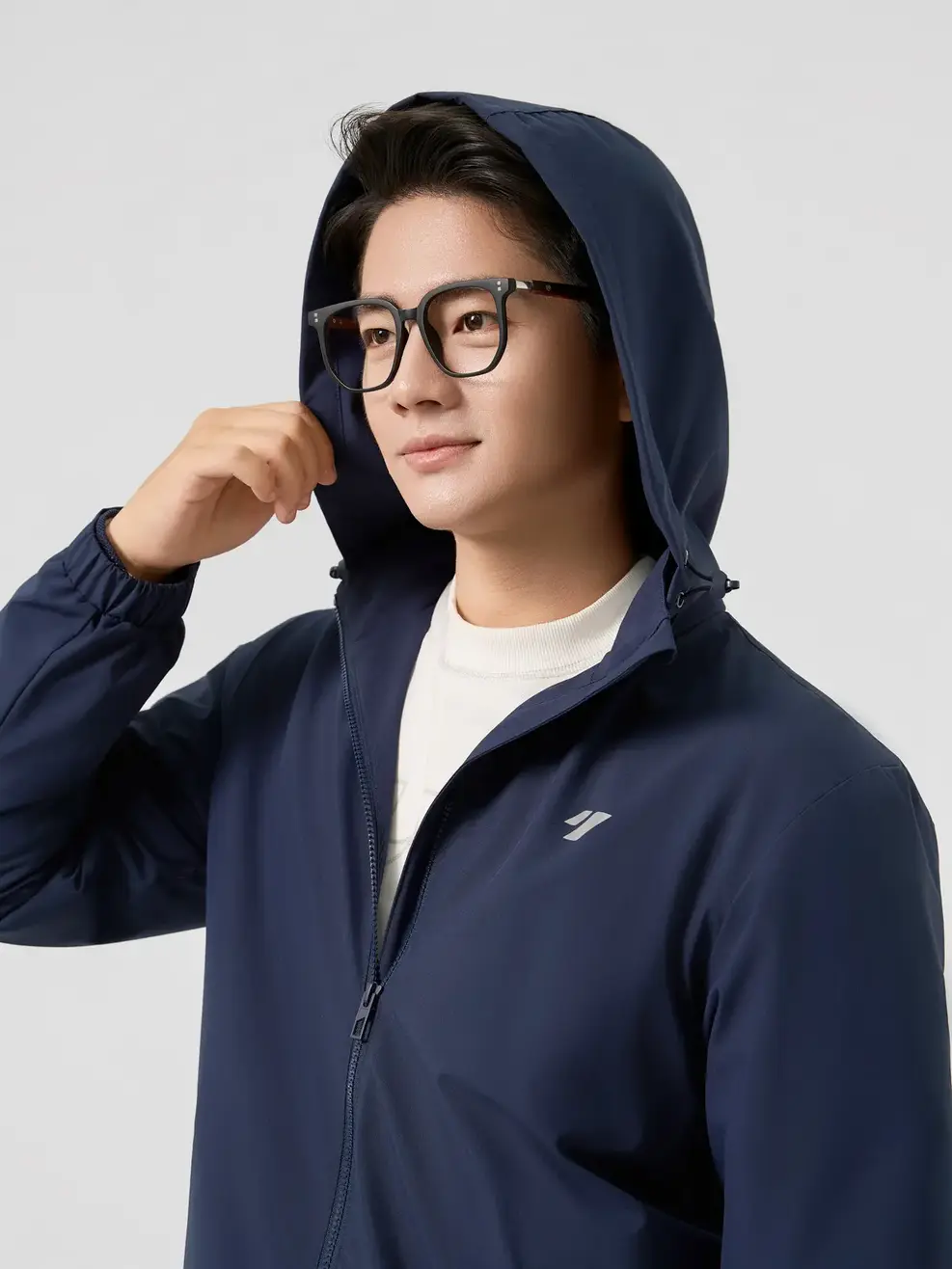 Áo Khoác Gió Nam Gia Đinh 3C Promax -  Tím Than 140 - M