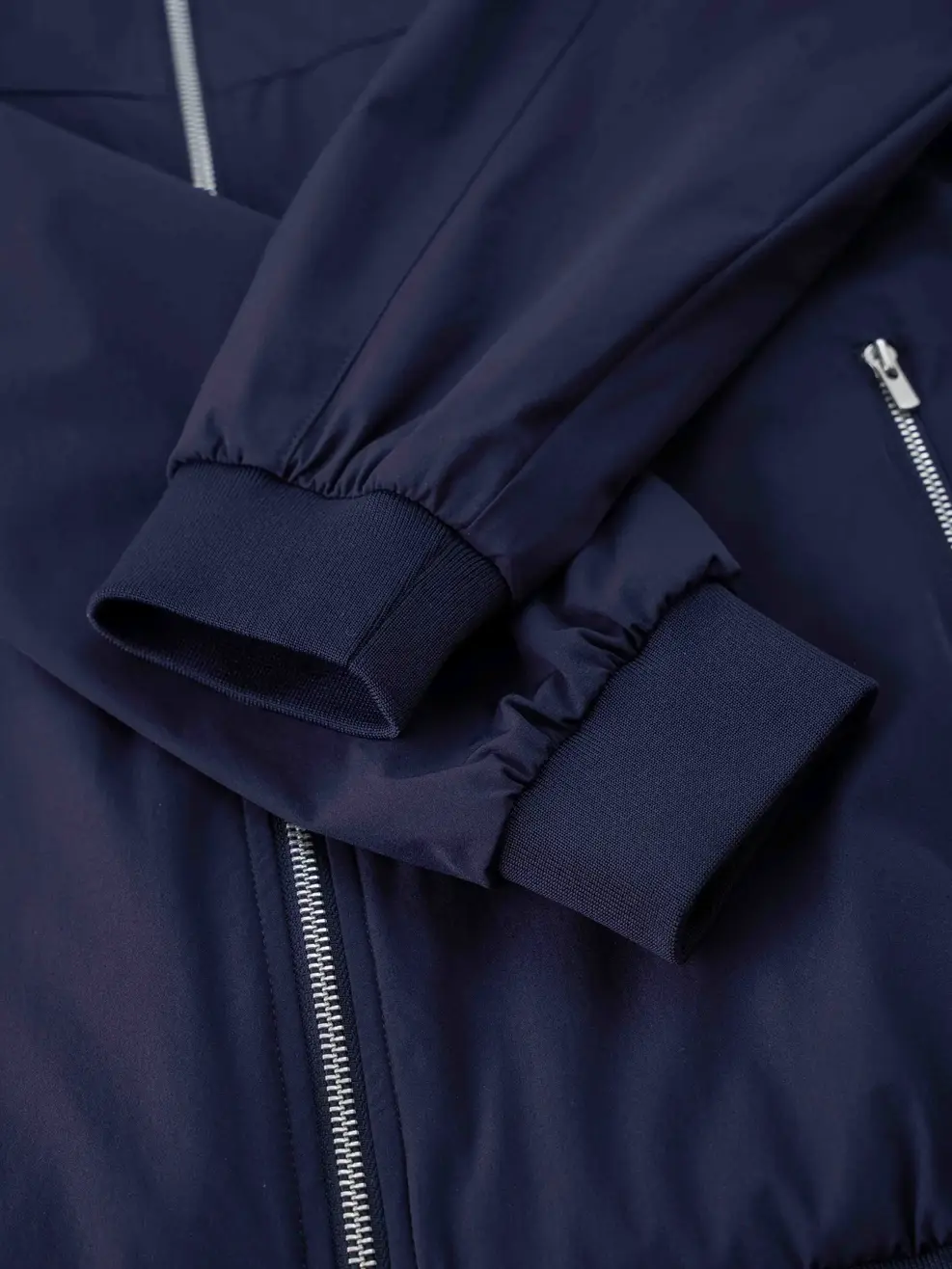 Áo Khoác Nam Bomber Bổ Ngực - Navy - M