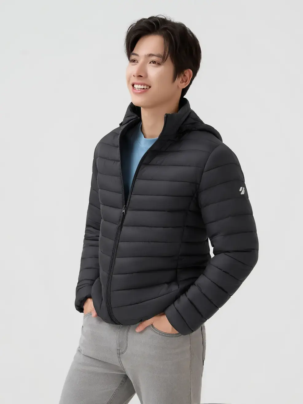 Áo Phao Nam Gia Đình 4S -  Đen 076 - M