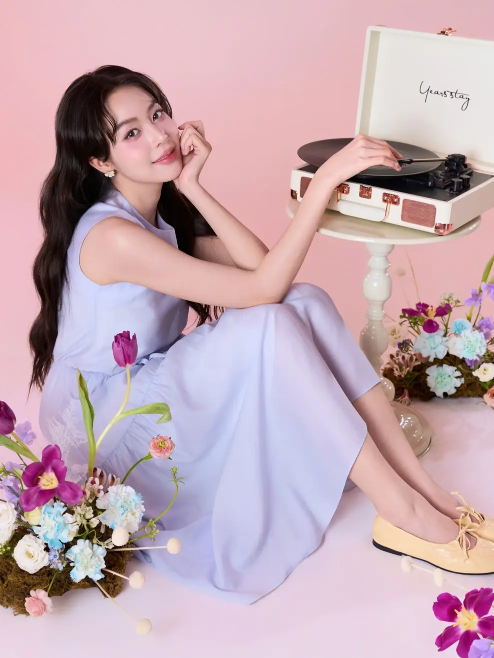 Váy casual midi collection -  Xanh Da Trời 225 - S