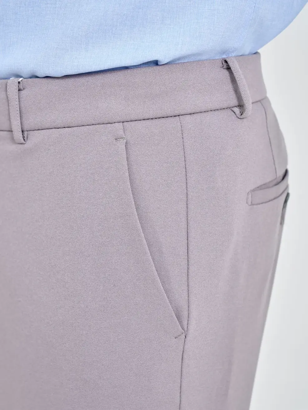 Quần Âu Nam Ngang Mắt Cá Chân - Ghi Đậm - 29