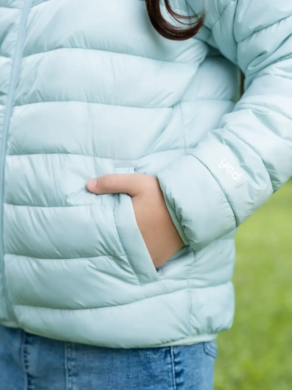 Áo phao trẻ em 3s plus - Xanh bạc hà - 2