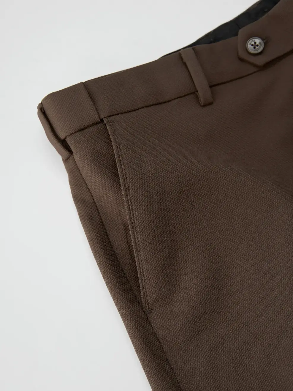 Quần Âu Nam Classic Cạp Di Động - Nâu đậm - 29