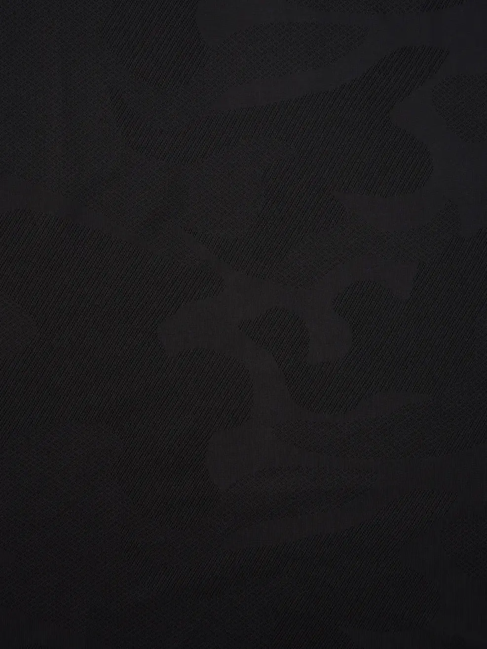 Áo Phông Nam Thể Thao Dệt Jacquard Thoáng Khí In Ngực - Đen 001