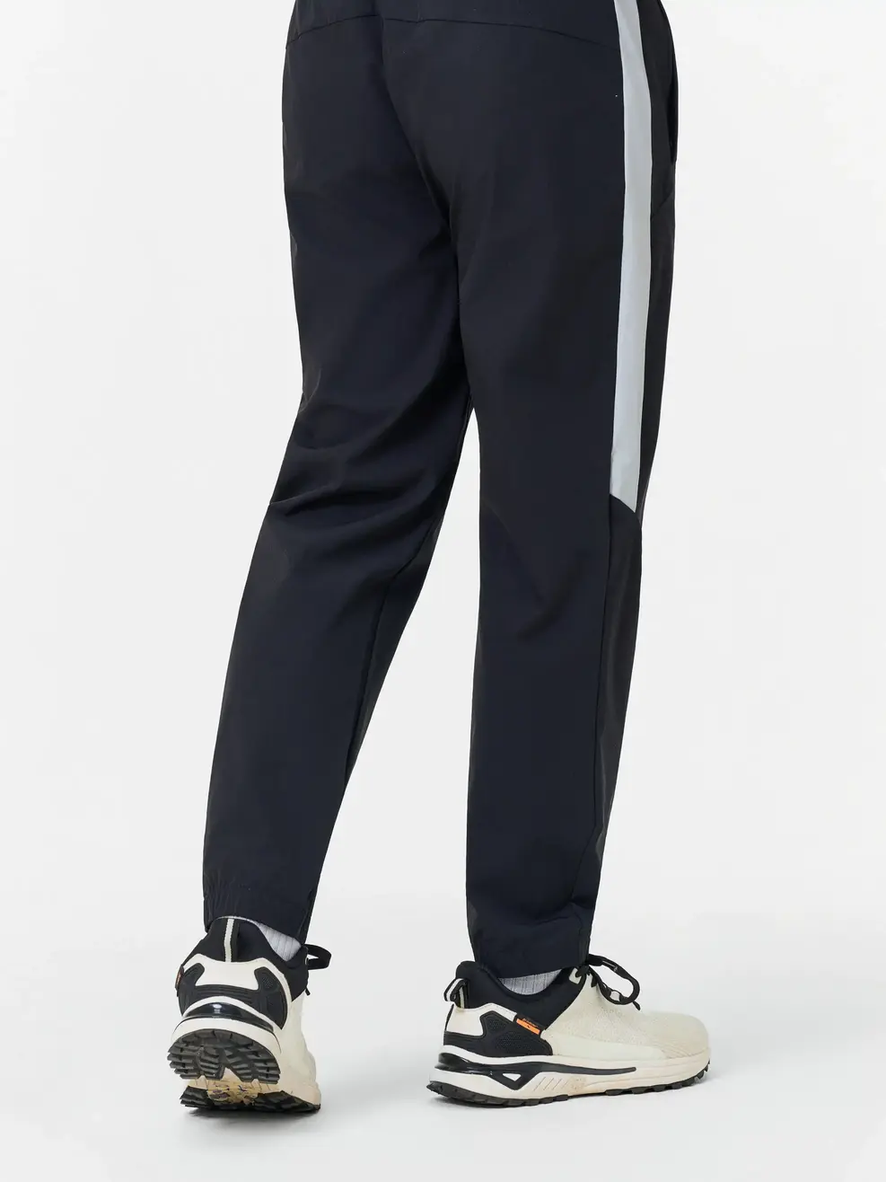Quần Gió Thể Thao Jogger Phối Sườn - ĐEN 002 - 29