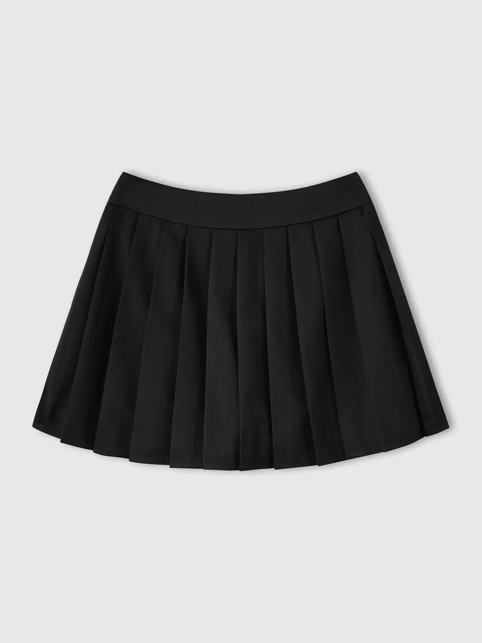 Chân Váy Thể Thao Xếp Ly - ĐEN 002 - S