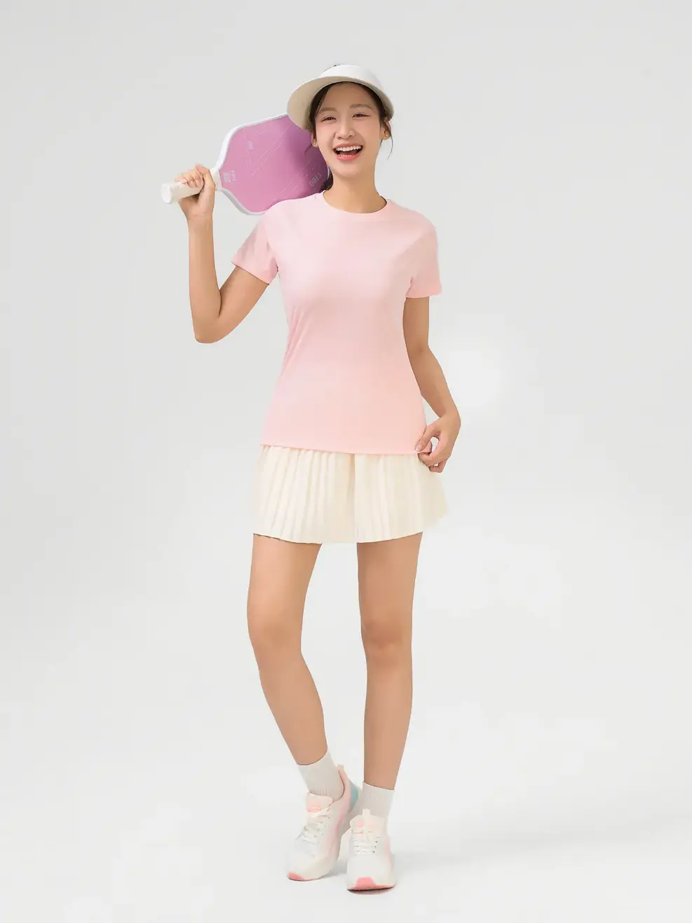 Áo Phông Thể Thao Thông Thoáng, Năng Động - Hồng 049 - S