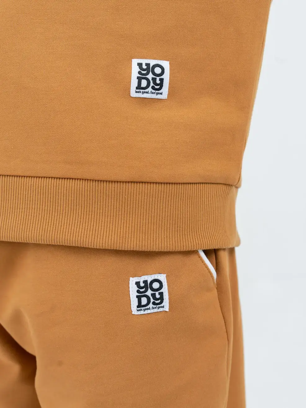 Bộ kid lớn phối viền - Nâu - 10