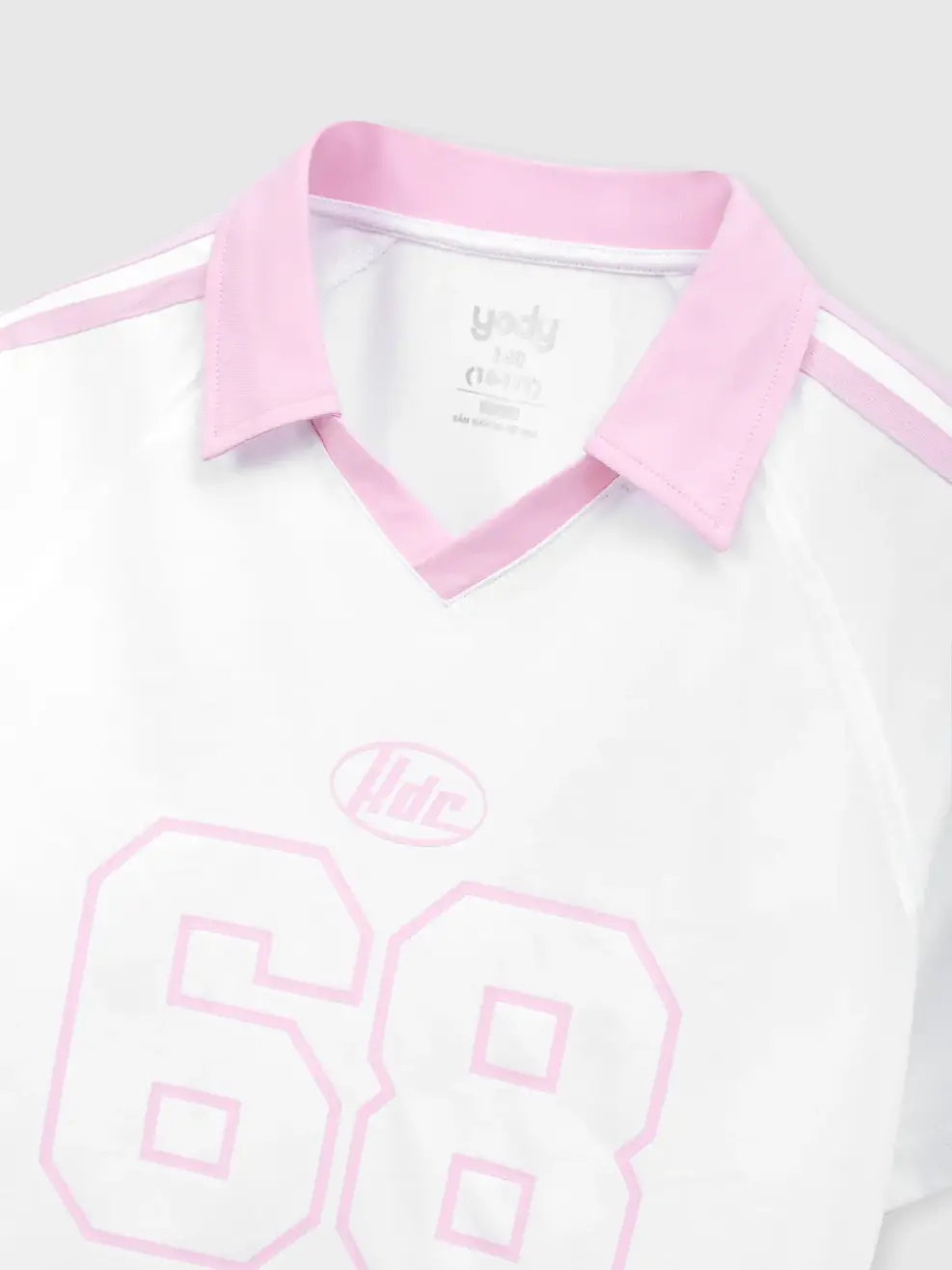 Áo Polo Teen Form Relax Tay Raglan - Trắng 001 - 140