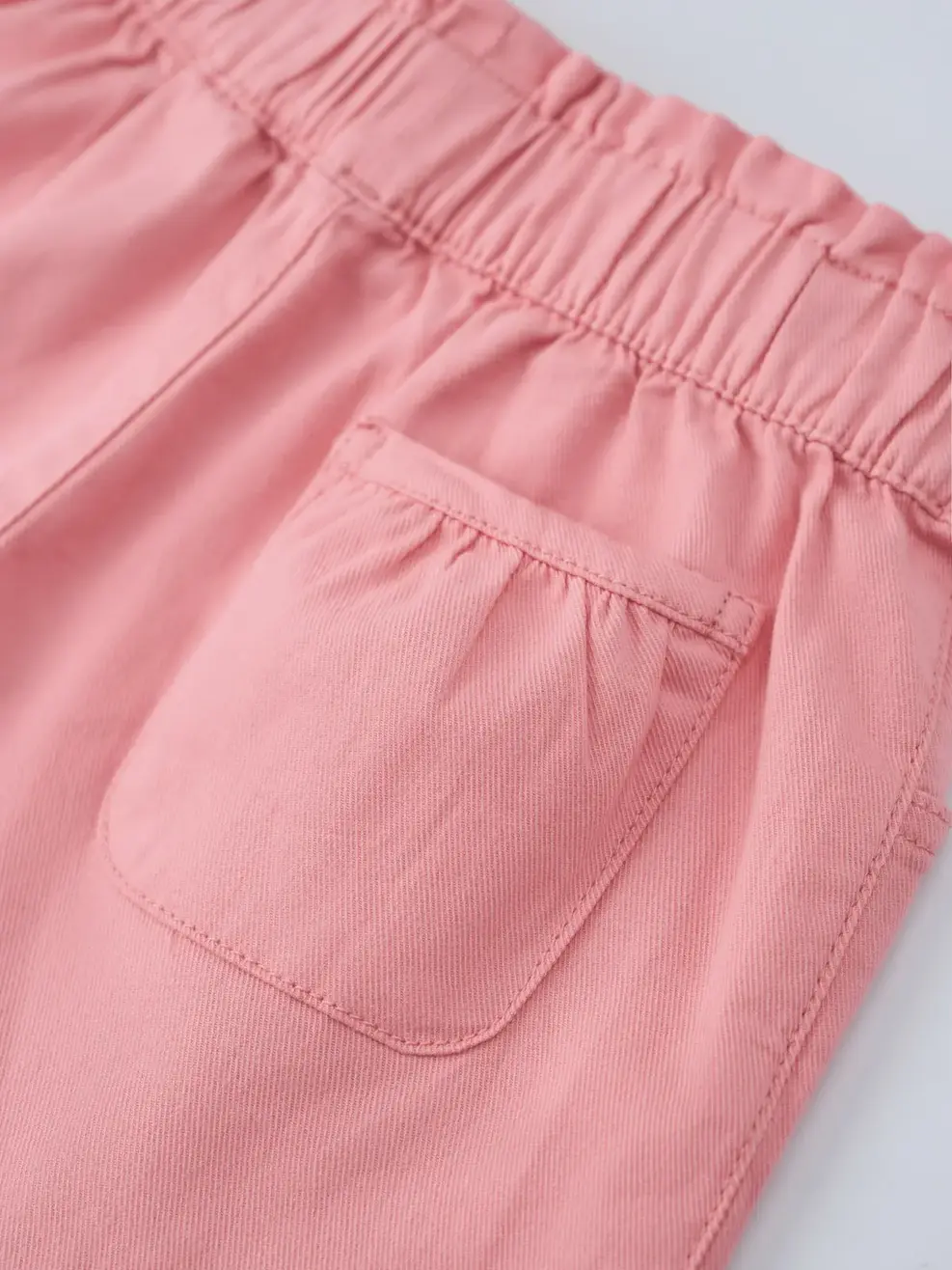 Quần Shorts Bé Gái Có Nơ Cạp - Hồng 020 - 2-3