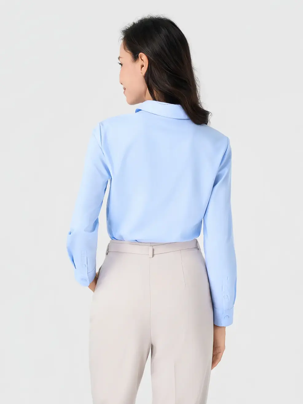 Áo Sơ-mi regular classic good essential - XANH DA TRỜI 103 - S